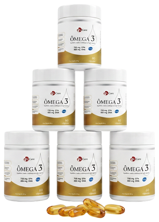 Kit 6 potes N Care Ômega 3